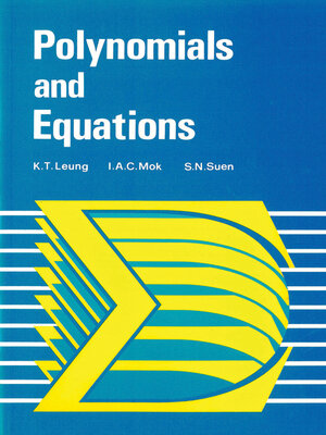 cover image of Polynomials and Equations